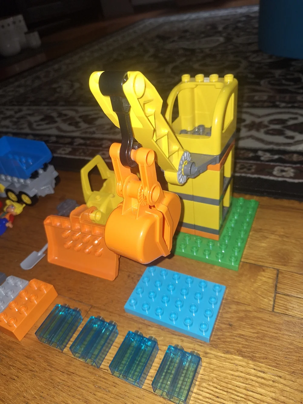 LEGO DUPLO Yellow Construction Site Playset for Kids